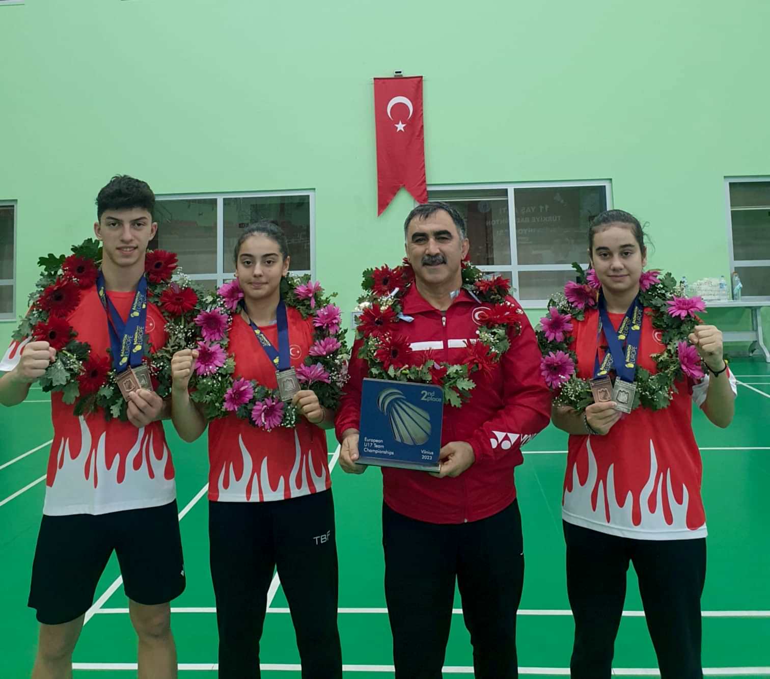 U17 BADMINTON AVRUPA ŞAMPİYONASINDA GURURLANDIRAN TABLO gorseli