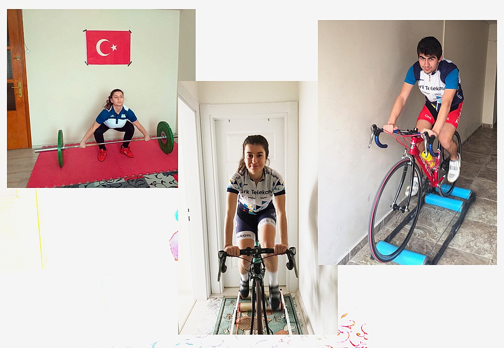 Sakaryalı sporculardan mesaj var: “Spor yap evde kal Türkiyem” gorseli