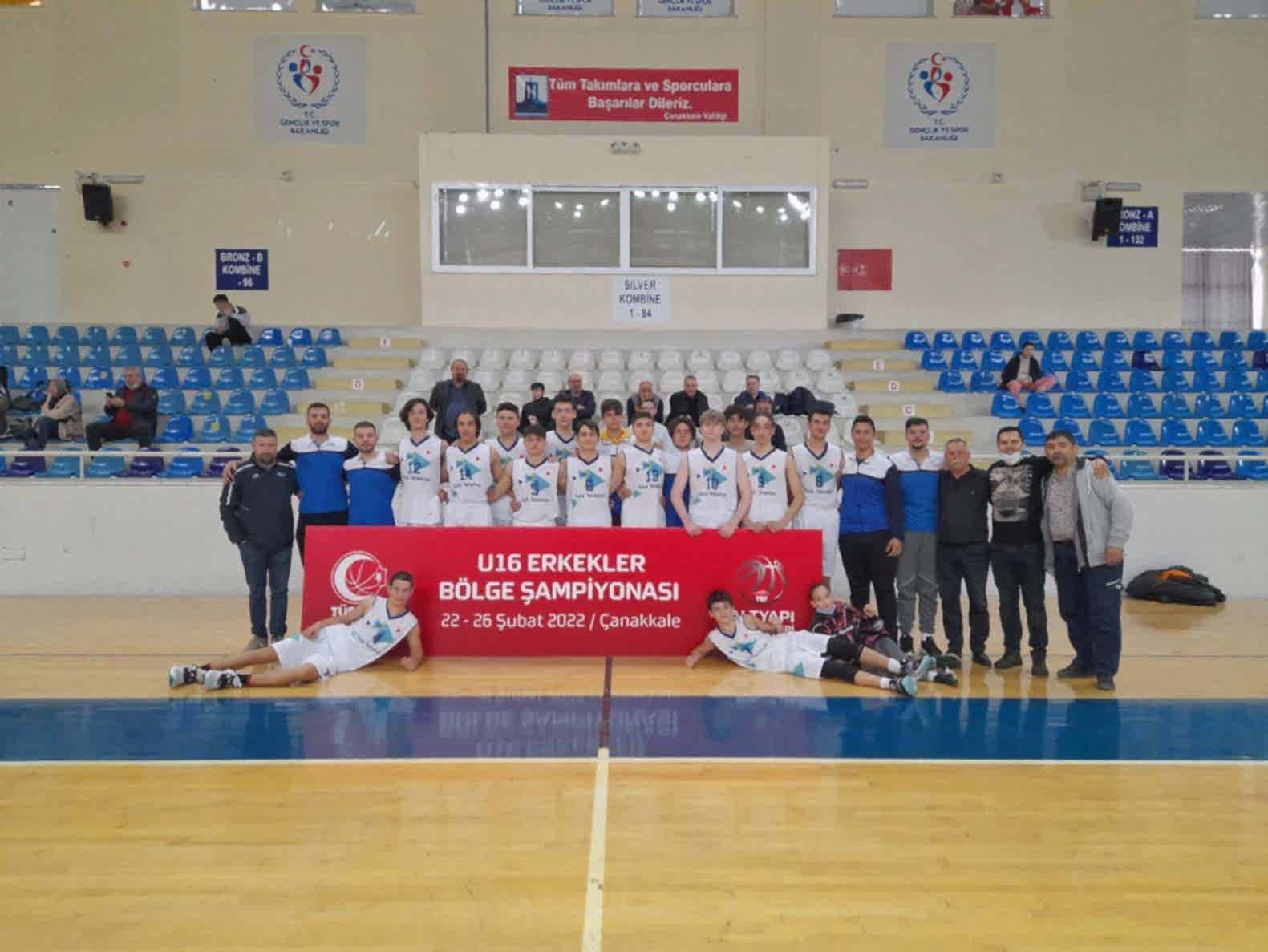 Çanakkale Türk Telekom Basketbol Takımımız Marmara Bölge Şampiyonu gorseli