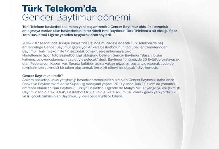 Türk Telekom'da Gencer Baytimur dönemi gorseli