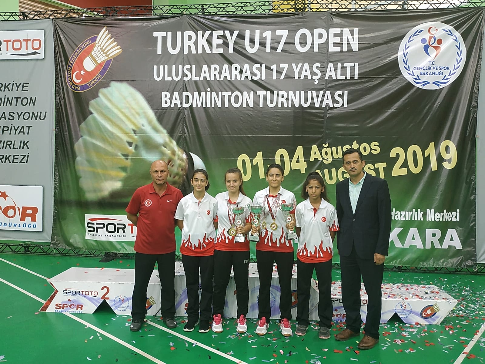 Uluslararası 17 Yaş Altı Türkiye Badminton Turnuvası gorseli