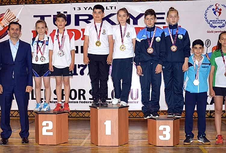 13 Yaş Altı Türkiye Badminton Şampiyonası gorseli