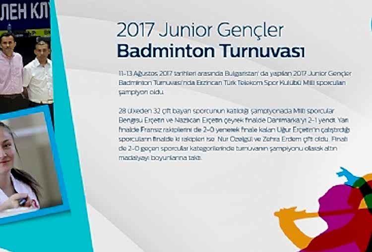 2017 Junior Gençler Badminton Turnuvası gorseli