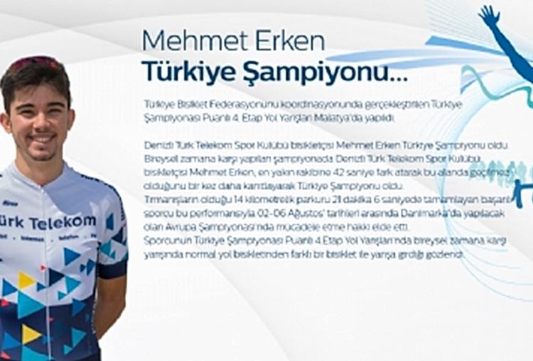Mehmet Erken Türkiye Şampiyonu gorseli